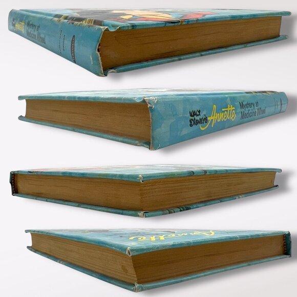 Vintage Disney Book Annette Mystery at Medicine Wheel 1964 Hardcover Horse - Picture 9 of 9